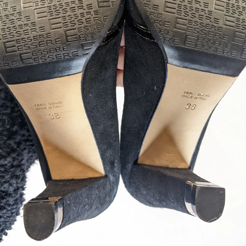 Essere suede and leather heels - Picture 13 of 16